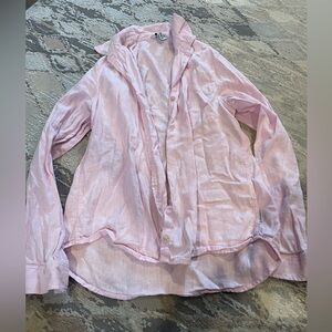 Orvis Pink Button Down Long Sleeve S